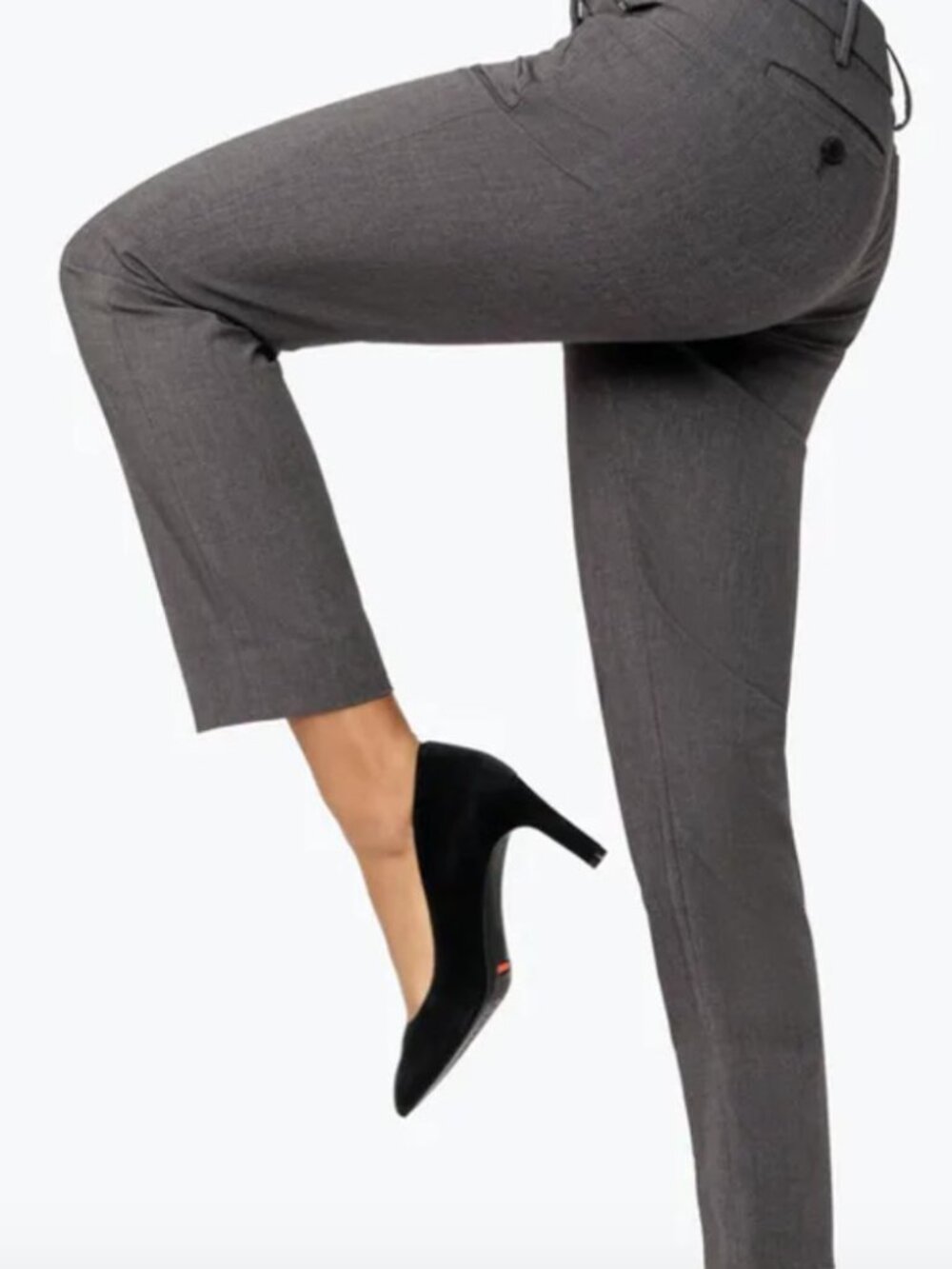 Ministry of Supply Gray Velocity Straight Leg Pants Size 8